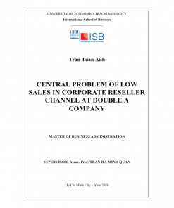 ThS08.075_Central problem of low sales in corporate reseller channel at Double A Company