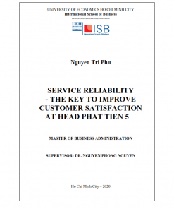 ThS08.082_Service reliability - the key to improve customer satisfaction at HEAT Phat Tien 5