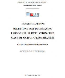 ThS08.097_Solutions for decreasing personnel fluctuation the case of OCB Cho Lon Branch