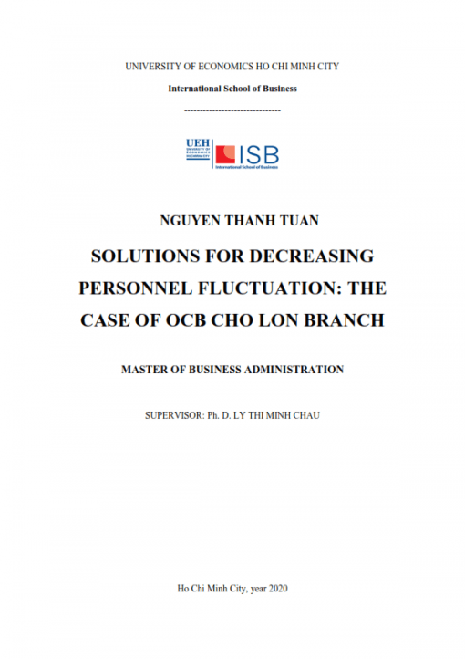 ThS08.097_Solutions for decreasing personnel fluctuation the case of OCB Cho Lon Branch