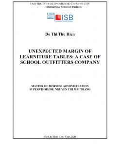 ThS08.150_Unexpected margin of learniture tables a case of School Outfitters Company
