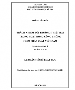 Trách nhiệm bồi thường thiệt hại trong hoạt động công chứng theo pháp luật Việt Nam