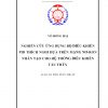 Nghiên Cứu Ứng Dụng Bộ Điều Khiển Pid Thích Nghi Dựa Trên Mạng Nơ-Ron Nhân Tạo Cho Hệ Thống Điều Khiển Tàu Thủy