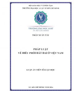 Pháp Luật Về Điều Phối Đất Đai Ở Việt Nam