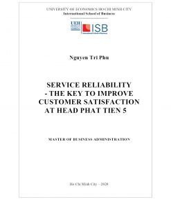 Service Reliability - The Key to Improve Customer Satisfaction at Head Phat Tien 5