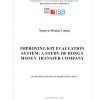 Improving KPI Evaluation System: A Study of Donga Money Transfer Company