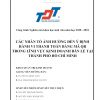 CÁC NHÂN TỐ ẢNH HƯỞNG ĐẾN Ý ĐỊNH HÀNH VI THANH TOÁN BẰNG MÃ QR TRONG LĨNH VỰC KINH DOANH BÁN LẺ TẠI THÀNH PHỐ HỒ CHÍ MINH