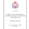 Nghiên Cứu Nâng Cao Chất Lượng Điều Khiển Bám Quỹ Đạo Của Phương Tiện Chuyển Động Ngầm