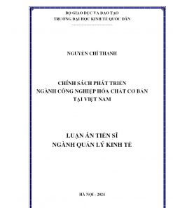 Chính Sách Phát Triển Ngành Công Nghiệp Hóa Chất Cơ Bản Tại Việt Nam