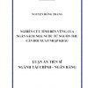 Nghiên Cứu Tính Bền Vững Của Ngân Sách Nhà Nước Từ Nguồn Thu Cân Đối Xuất Nhập Khẩu