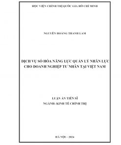 Dịch Vụ Số Hóa Năng Lực Quản Lý Nhân Lực Cho Doanh Nghiệp Tư Nhân Tại Việt Nam