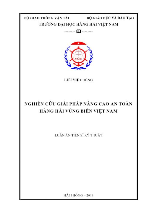 Nghiên cứu giải pháp nâng cao an toàn hàng hải vùng biển Việt Nam