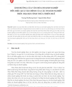 NCK264_Ảnh Hưởng Của Văn Hóa Doanh Nghiệp Đến Hiệu Quả Tài Chính Của Các Doanh Nghiệp Trên Địa Bàn Tỉnh Thừa Thiên Huế.pdf.pdf