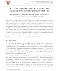 NCK315_Chất Lượng Dịch Vụ Thuế Cho Doanh Nghiệp: Trường Hợp Nghiên Cứu Tại Thừa Thiên Huế.pdf.pdf