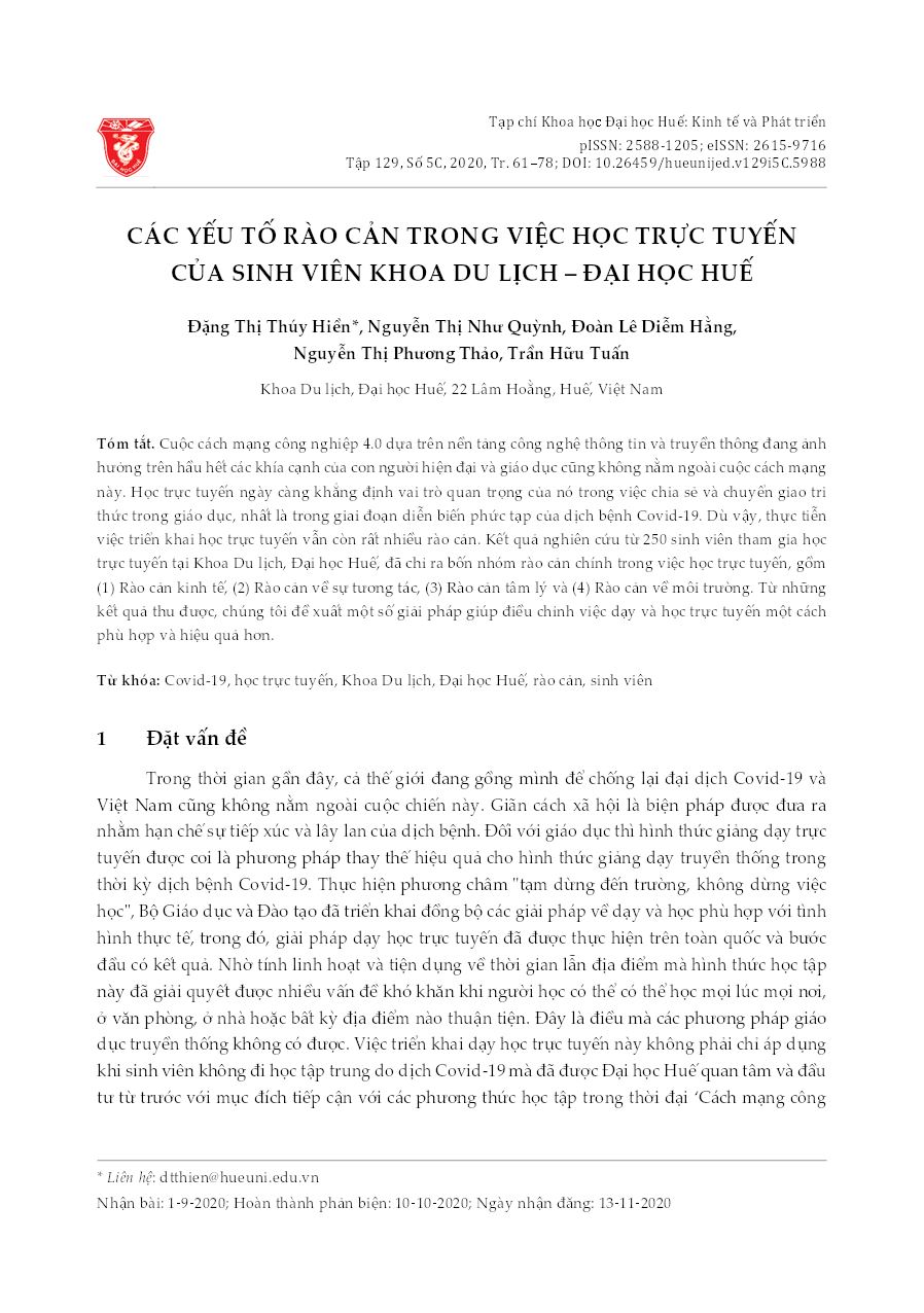NCK324_Cac Yeu To Rao Can Trong Viec Hoc Truc Tuyen Cua Sinh Vien Khoa Du Lich – Dai Hoc Hue.pdf.pdf