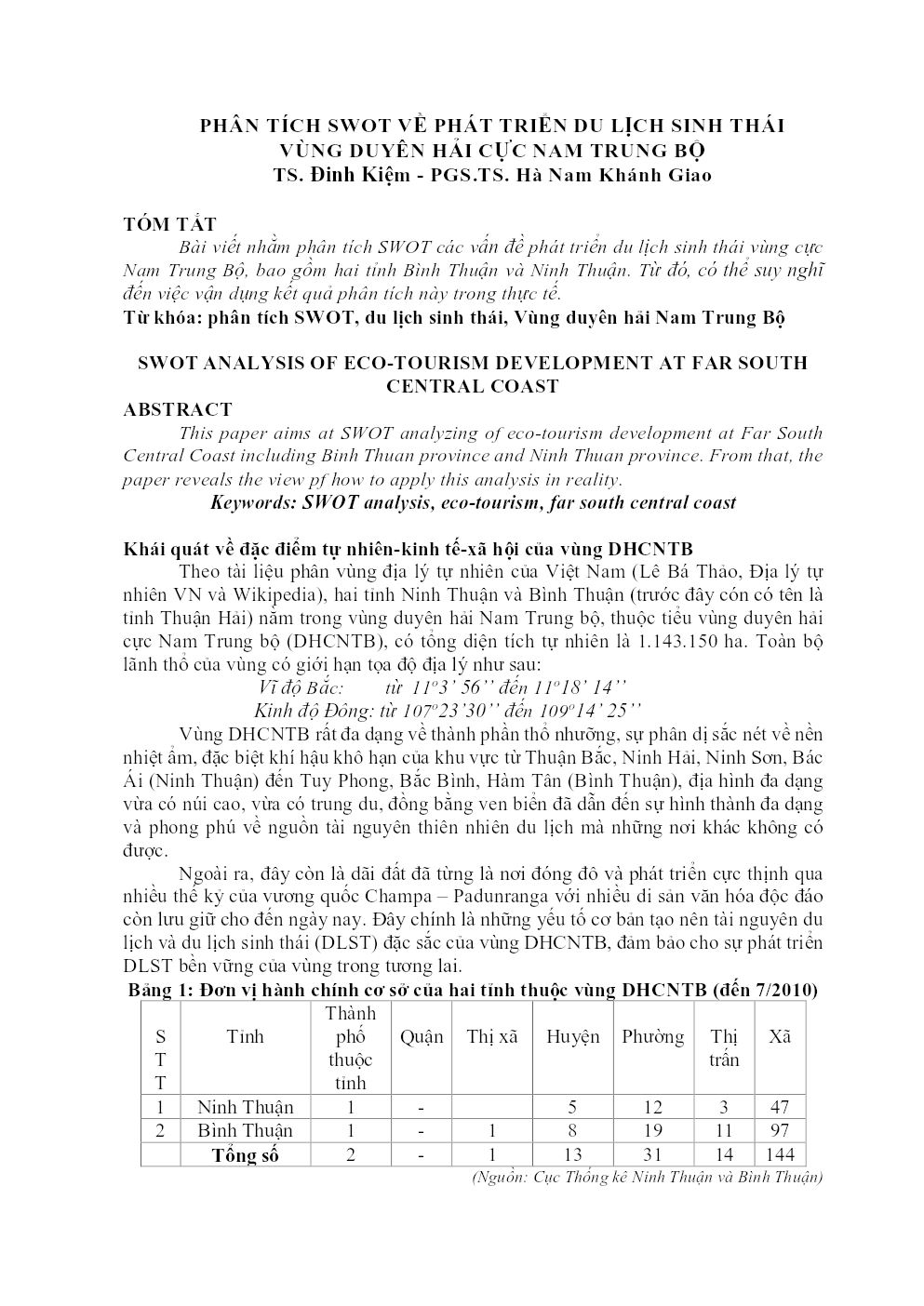 Phân tích SWOT về phát triển du lịch sinh thái vùng duyên hải cực Nam Trung Bộ-Giao-16-05-2021.pdf.pdf