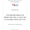 Unstable Reliability Of Production Line: A Case In Tri An Factory, Nestle Viet Nam