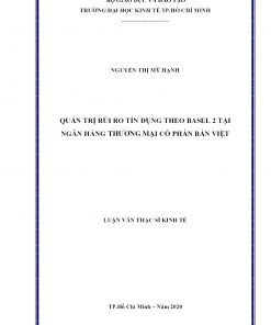 Quản Trị Rủi Ro Tín Dụng Theo Basel 2 Tại Ngân Hàng Thương Mại Cổ Phần Bản Việt