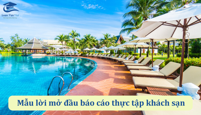 Mở đầu cho báo cáo thực tập khách sạn