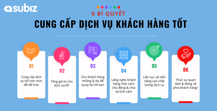 Chất lượng dịch vụ khách hàng tốt