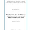 Firms’ Investment – Cash Flow Relationship In The Context Of State Ownership And Banking System Reform In Vietnam