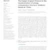 The Impact Of Green Finance On The Transformation Of Energy Consumption Structure: Evidence Based On China