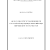 Quản Lý Nhà Nước Về Tài Chính Đối Với Các Cơ Sở Giáo Dục Đại Học Trong Điều Kiện Hội Nhập Quốc Tế Của Việt Nam