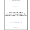 Hoàn Thiện Hệ Thống Đánh Giá Năng Lực Nhân Viên Công Ty Cổ Phần Cơ Khí Hồng Ký