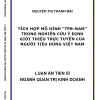 Tích Hợp Mô Hình “TPB-NAM” Trong Nghiên Cứu Ý Định Giới Thiệu Trực Tuyến Của Người Tiêu Dùng Việt Nam