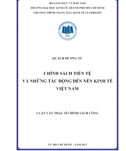 Chính Sách Tiền Tệ Và Những Tác Động Đến Nền Kinh Tế Việt Nam