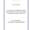 Tác Động Của Marketing Nội Bộ Tới Sự Hài Lòng Của Người Lao Động Tại Trường Đại Học Ở Việt Nam