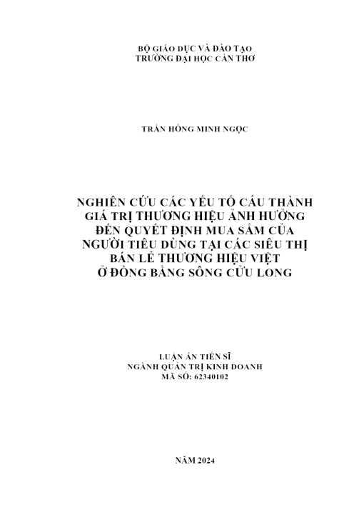 Nghiên Cứu Giải Pháp Phát Triển Du Lịch Cộng Đồng Bền Vững Tại Huyện Mường Lát, Tỉnh Thanh Hóa