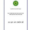 Nghiên cứu giải pháp phát triển du lịch bền vững tại khu dự trữ sinh quyển Cần Giờ