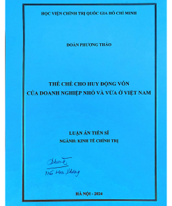 Nghiên cứu giải pháp phát triển du lịch nông nghiệp sinh thái gắn với xây dựng nông thôn mới tại huyện Đan Phượng, thành phố Hà Nội