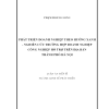 Phát Triển Doanh Nghiệp Theo Hướng Xanh - Nghiên Cứu Trường Hợp Doanh Nghiệp Công Nghiệp Hỗ Trợ Trên Địa Bàn Thành Phố Hà Nội