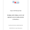 Work-Life Imbalance Of Remittance Employees At Bank A