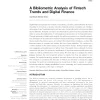 A Bibliometric Analysis Of Fintech Trends And Digital Finance