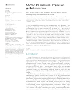 Covid-19 Outbreak: Impact On Global Economy