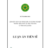 Liên Kết Giữa Hộ Nông Dân Và Doanh Nghiệp Trong Sản Xuất Và Tiêu Thụ Rau Ở Tỉnh Hải Dương