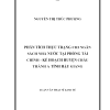 Phân Tích Thực Trạng Chi Ngân Sách Nhà Nước Tại Phòng Tài Chính - Kế Hoạch Huyện Châu Thành A Tỉnh Hậu Giang