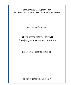 Sự Phát Triển Tài Chính Và Hiệu Quả Chính Sách Tiền Tệ