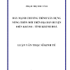 Đẩy Mạnh Chương Trình Xây Dựng Nông Thôn Mới Trên Địa Bàn Huyện Diên Khánh – Tỉnh Khánh Hoà