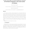 Factors Affecting The Dividend Payment Decision Of The Listed Companies On The Stock Market Of Vietnam