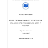 Regulations On Company Secretary Of Singapore And Possibility To Apply In Vietnam