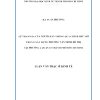 Sự Tham Gia Của Người Dân Thông Qua Chính Phủ Mở Trong Xây Dựng Phường Văn Minh Đô Thị Tại Phường 4 Quận 10 Thành Phố Hồ Chí Minh