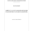 Nghiên Cứu Các Yếu Tố Ảnh Hưởng Đến Dự Định Du Lịch Sinh Thái Của Du Khách Tại Khánh Hòa