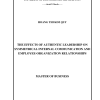 The Effects Of Authentic Leadership On Symmetrical Internal Communication And Employee-Organization Relationships