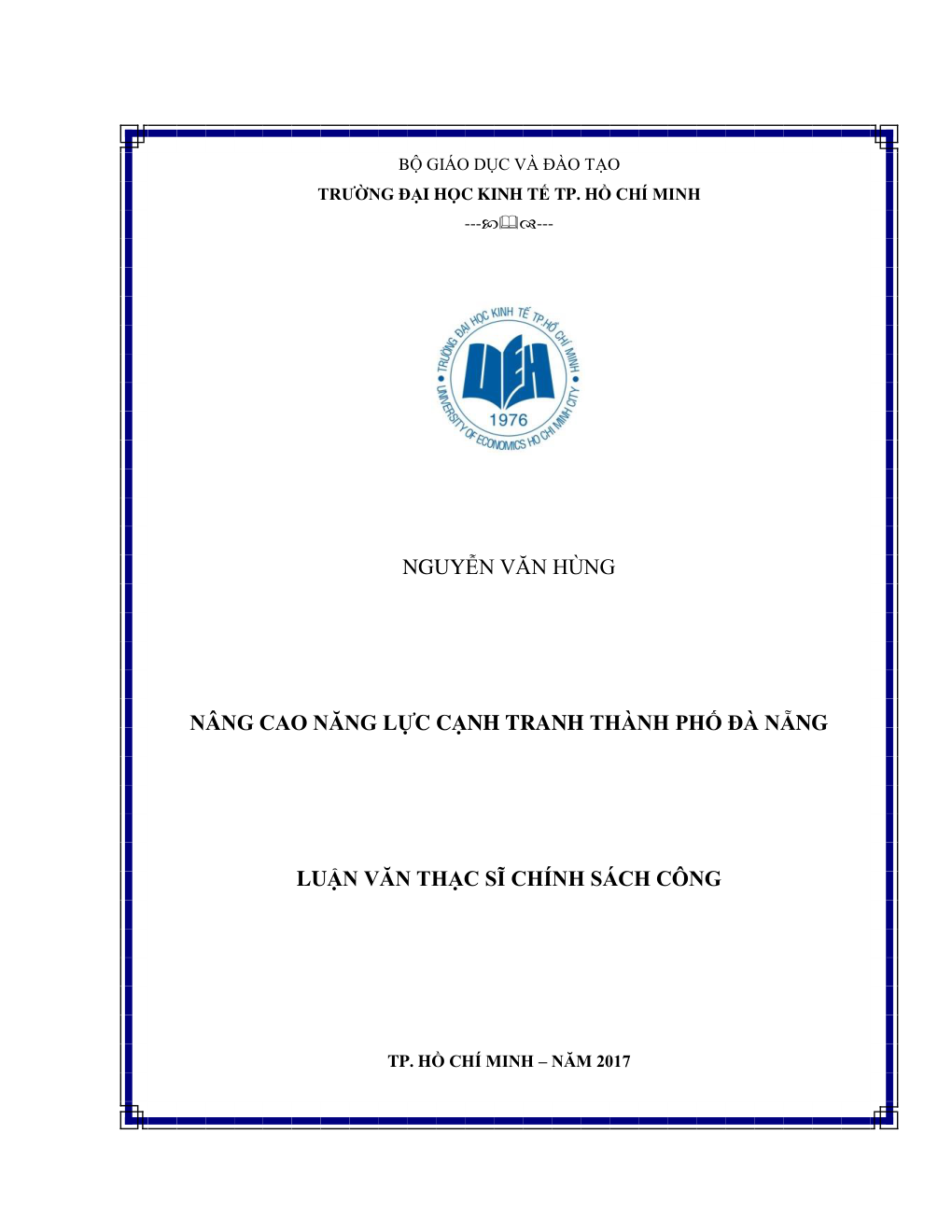 Nâng Cao Năng Lực Cạnh Tranh Thành Phố Đà Nẵng