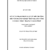 Xử Lý Vi Phạm Pháp Luật Về Môi Trường Đối Với Doanh Nghiệp Trên Địa Bàn Tỉnh Cà Mau: Thực Trạng Và Giải Pháp