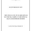Phân Tích Các Yếu Tố Tác Động Đến Giá Đất Ở Đô Thị - Nghiên Cứu Điển Hình Tại Quận 9, Thành Phố Hồ Chí Minh